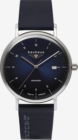 Bauhaus Analog Watch in Silver: front