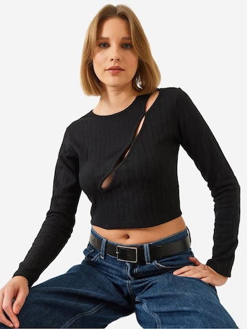 Bianco Lucci Shirt in Zwart