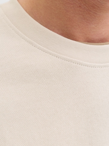 Jack & Jones Plus Mikina 'JJEARCHIVE' - Béžová