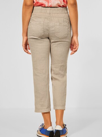 STREET ONE Loosefit Broek in Beige