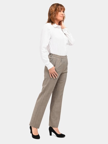 Goldner Regular Pants 'Louisa' in Grey