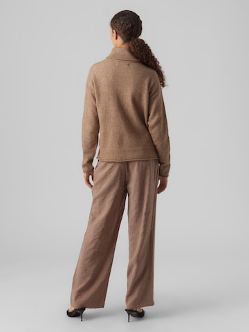 VERO MODA Sweater 'KADEN' in Brown