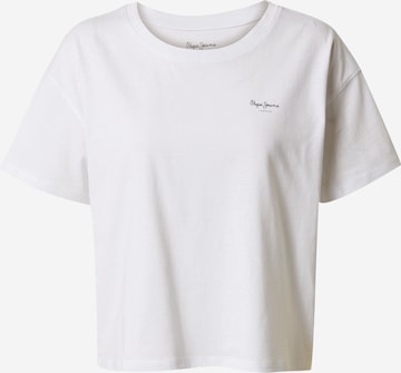 T-shirt 'WIMANI' Pepe Jeans en blanc : devant