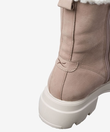 BRAX Lace-Up Ankle Boots in Beige