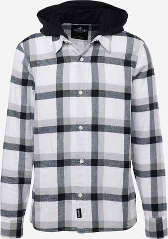 HOLLISTER - Ajuste regular Camisa en blanco: frente