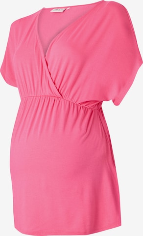 rožinė Only Maternity Marškinėliai 'OLMAMAZE LONNY': priekis