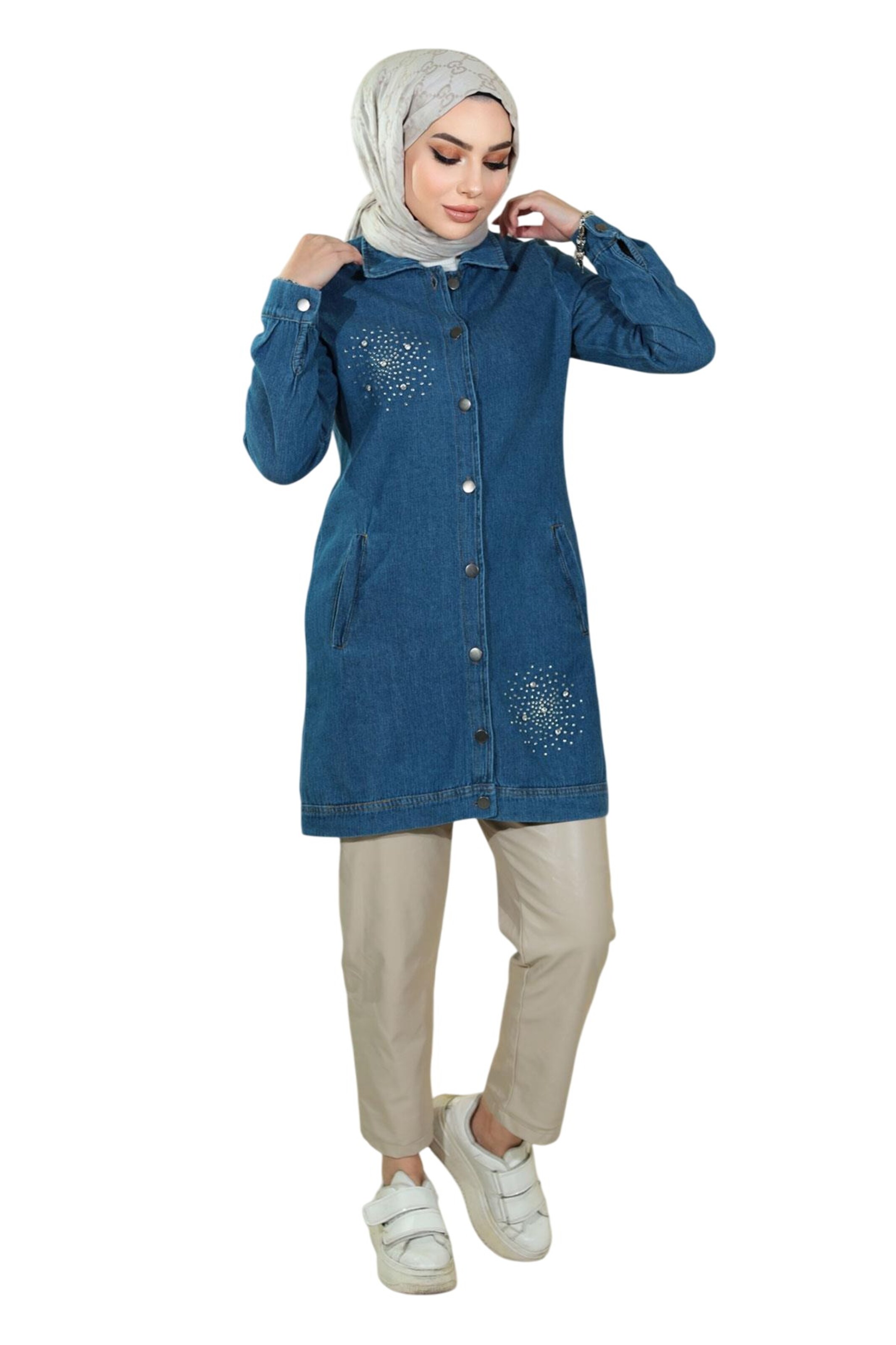 MODAMIHRAM Blouse in Blue