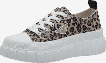 s.Oliver Sneakers laag in Bruin: voorkant
