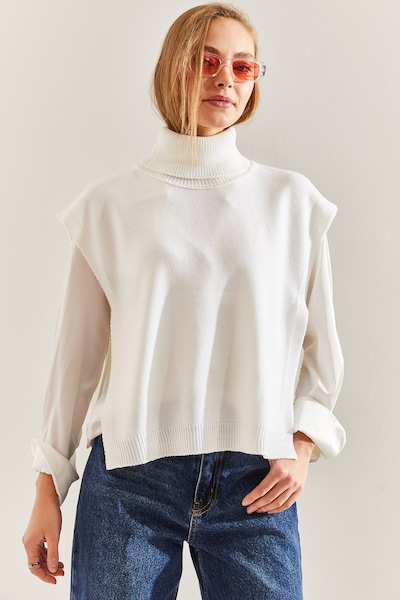 Bianco Lucci Jersey en XS-XL en beige claro, Vista del producto
