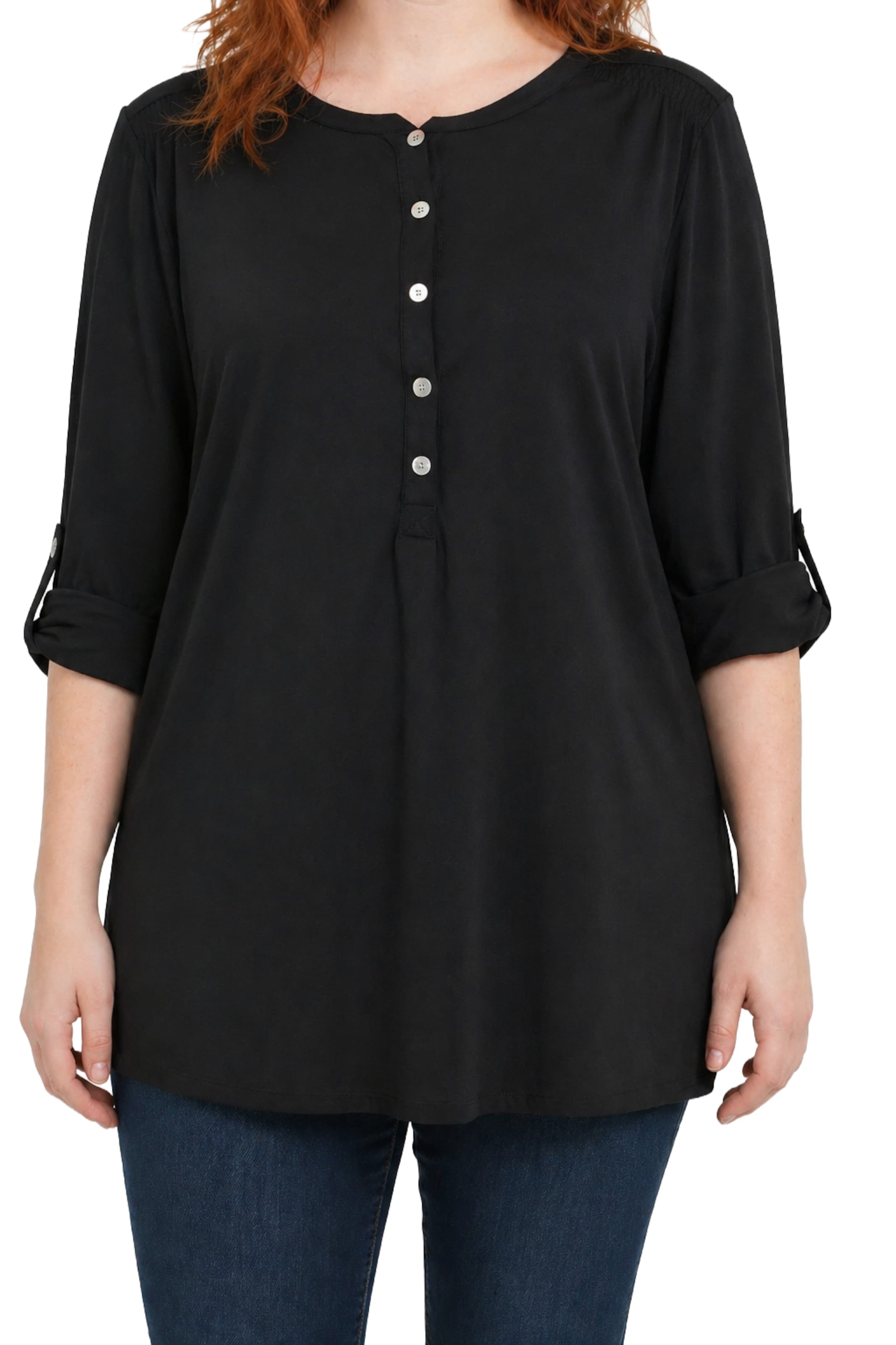 Shape Of You Blouse in Black
