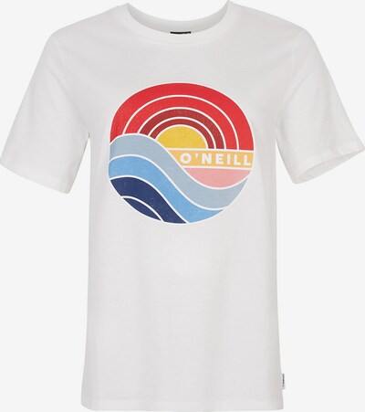 O'NEILL T-Shirt 'Sunrise' in blau / goldgelb / rot / weiß, Produktansicht