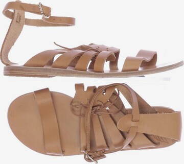Ancient Greek Sandals Sandals & High-Heeled Sandals in 36 in Brown: front