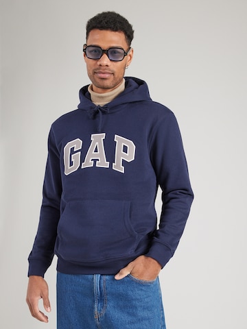 GAPSweater majica - plava boja: prednji dio