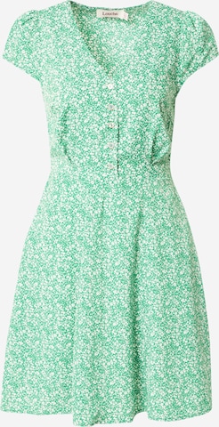 Louche Shirt Dress 'CATHLEEN' in Green: front