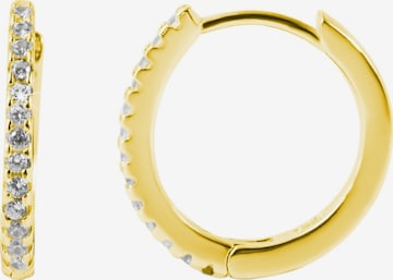 Akzent Ohrringe 'Finja, 925 Sterlingsilber, langlebig' in Gold: Vorderseite