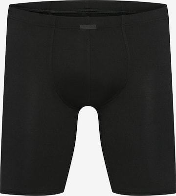 Manstore Langer Boxer ' M2569 Biker Pants ' in Schwarz: Vorderseite