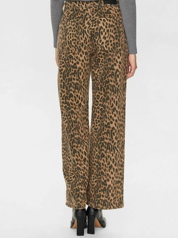 NÜMPH Loosefit Broek 'Nugigi' in Bruin