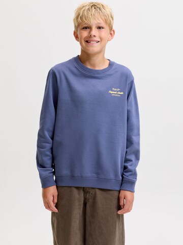 Jack & Jones Junior Sweatshirt 'Norrebro' in Blauw: voorkant
