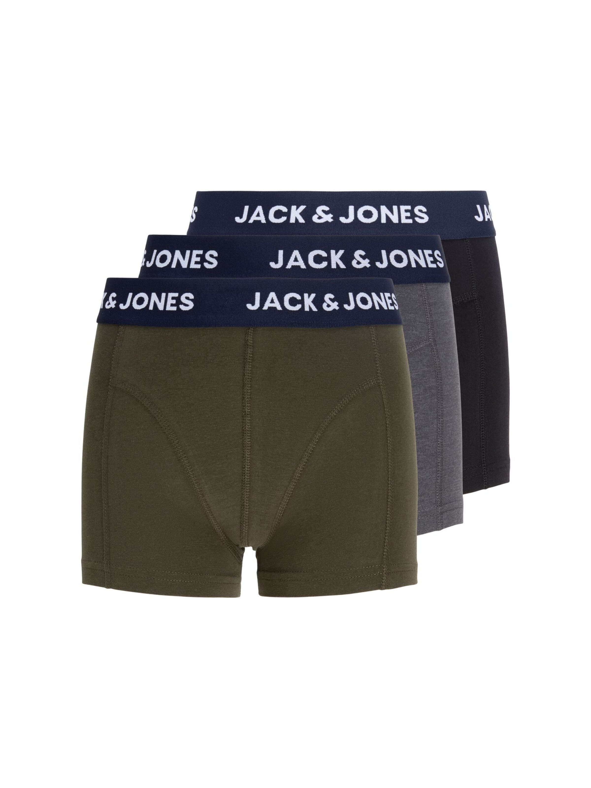 Jack & Jones Junior - Calzoncillo en gris: frente