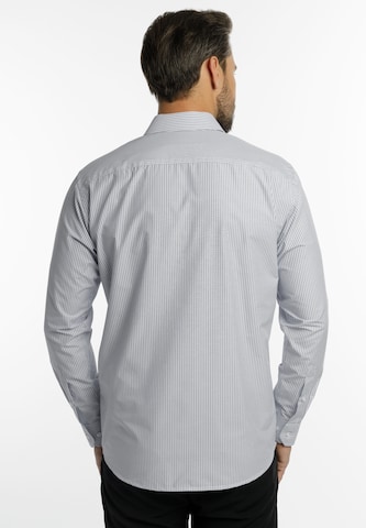 DreiMaster Klassik Regular fit Business Shirt in Grey