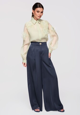Ombre Blouse in Groen