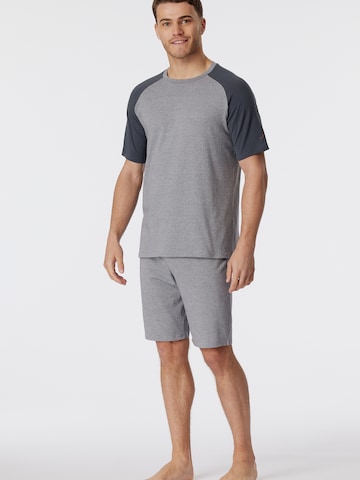 SCHIESSER Short Pajamas ' 95/5 Nightwear ' in Grey: front