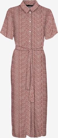 Robe-chemise 'EASY JOY' VERO MODA en marron : devant