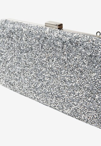 faina Clutch in Silber