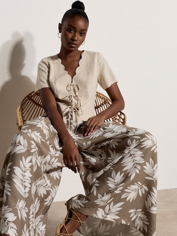 Apricot Wide leg Broek ' ' in Beige