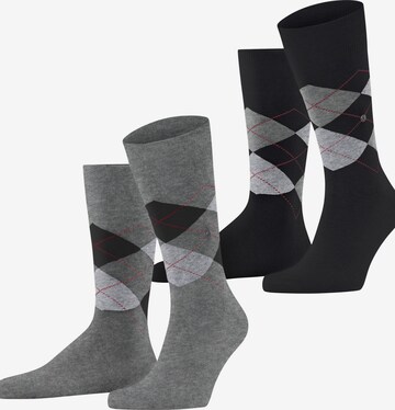 BURLINGTON Socks 'Everyday Argyle' in Grey: front