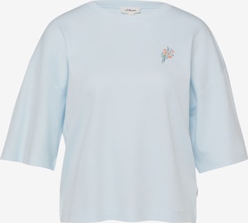s.Oliver T-Shirt in Blau: Vorderseite