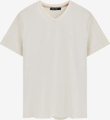 Polo Club T-Shirt in Beige: Vorderseite