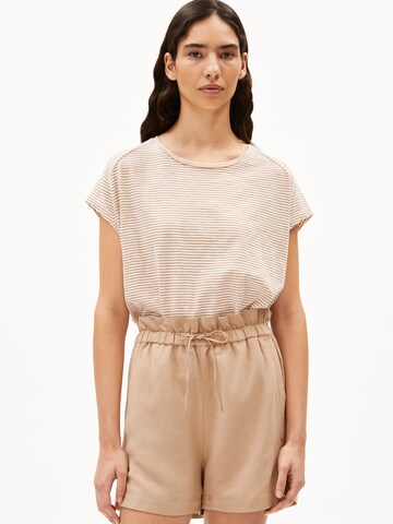 ARMEDANGELS Shirt 'Oneliaa' in Beige: front