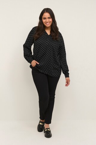 KAFFE CURVE Blouse 'Joy' in Black