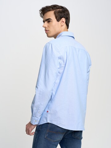 BIG STAR Regular Fit Hemd 'Trixi' in Blau