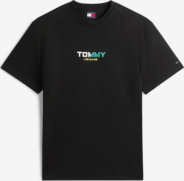 Tommy JeansMajica - crna boja: prednji dio