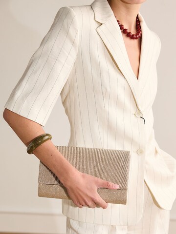 Pochette MANFIELD en or : devant