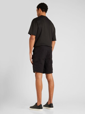 SELECTED HOMME - Regular Calças cargo 'EVAN' em preto