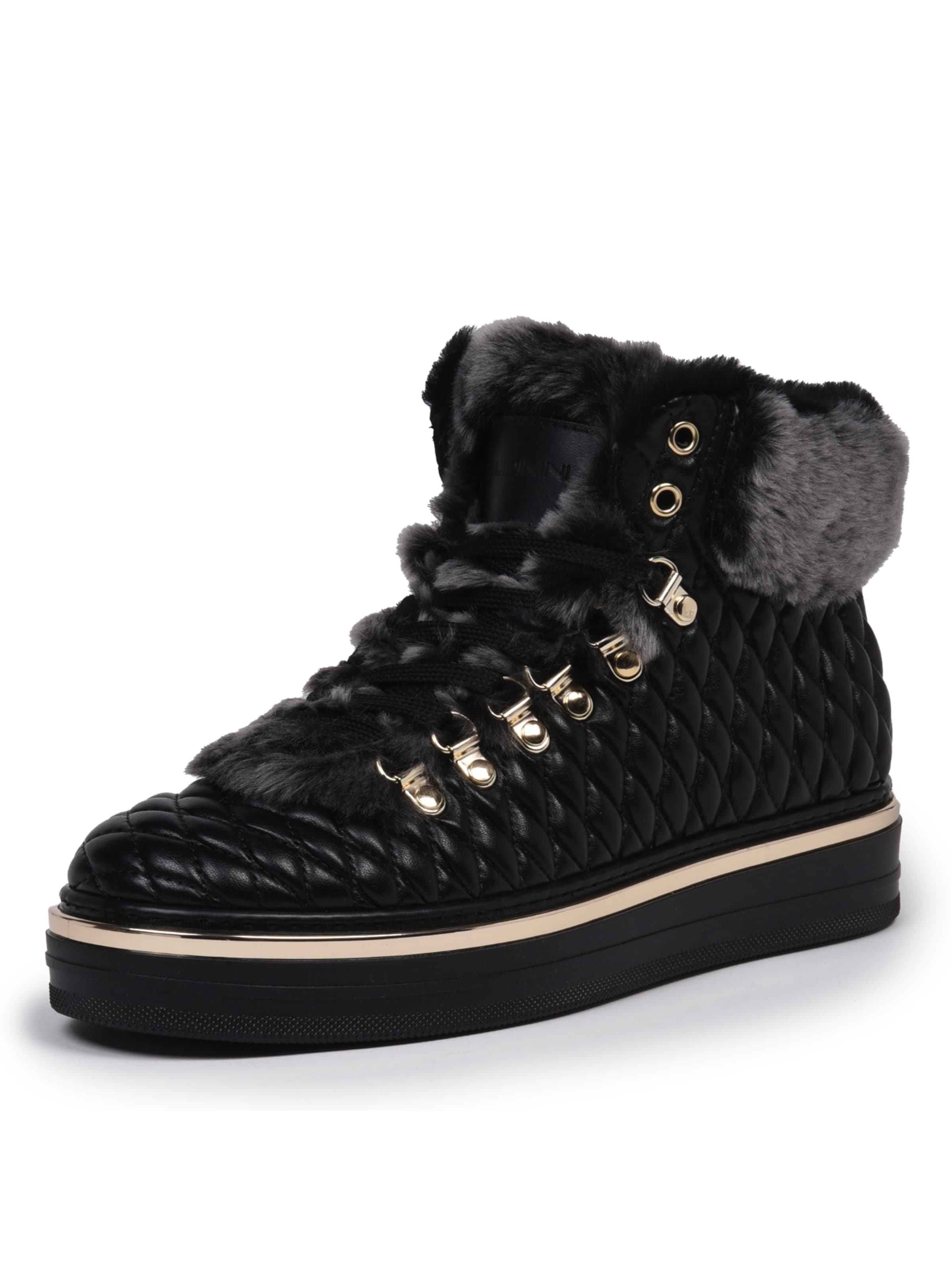 BALDININI Sneakers hoog in Zwart: voorkant