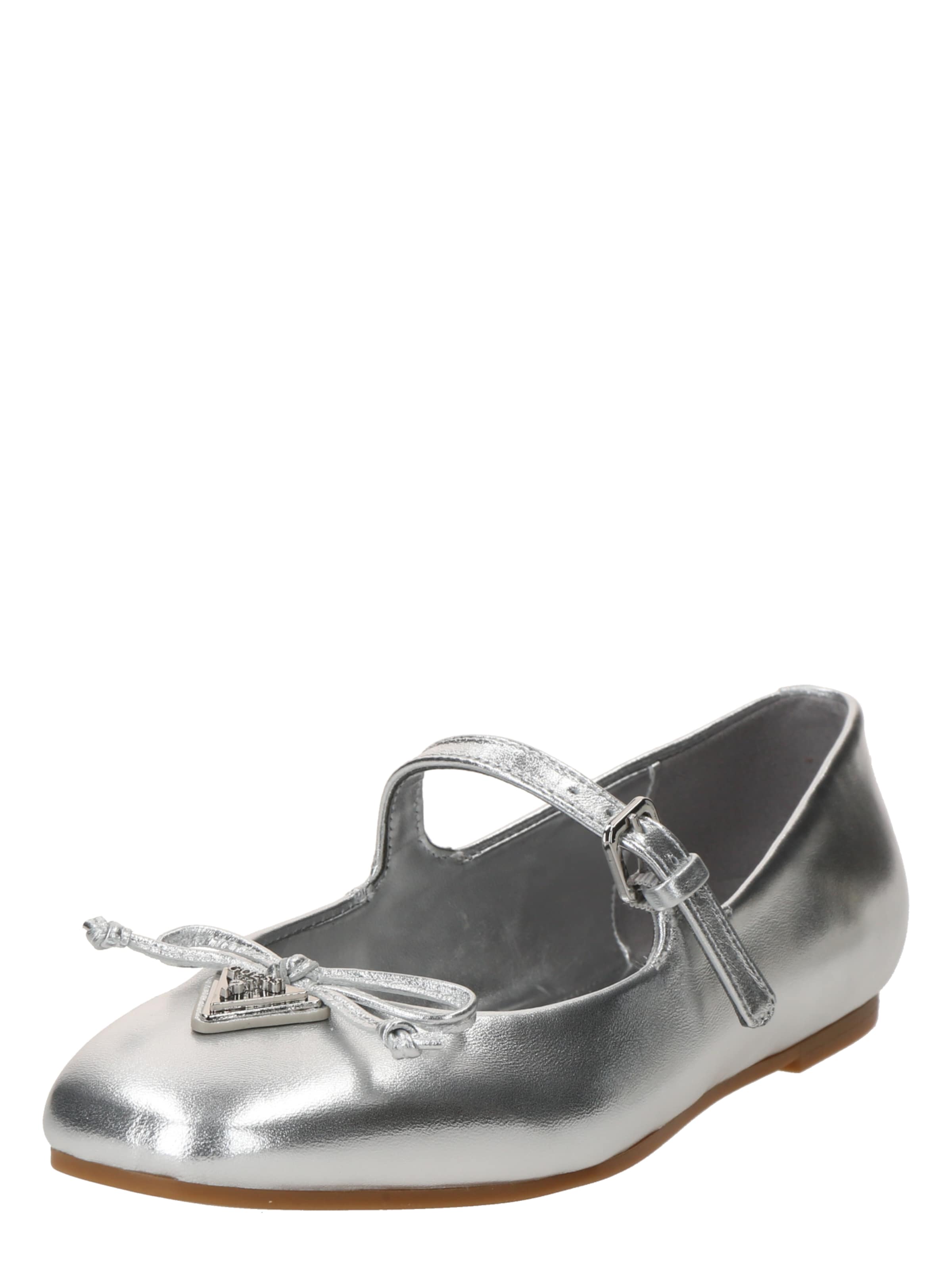 GUESS Baleriny 'KAYRA' w kolorze srebrny: przód