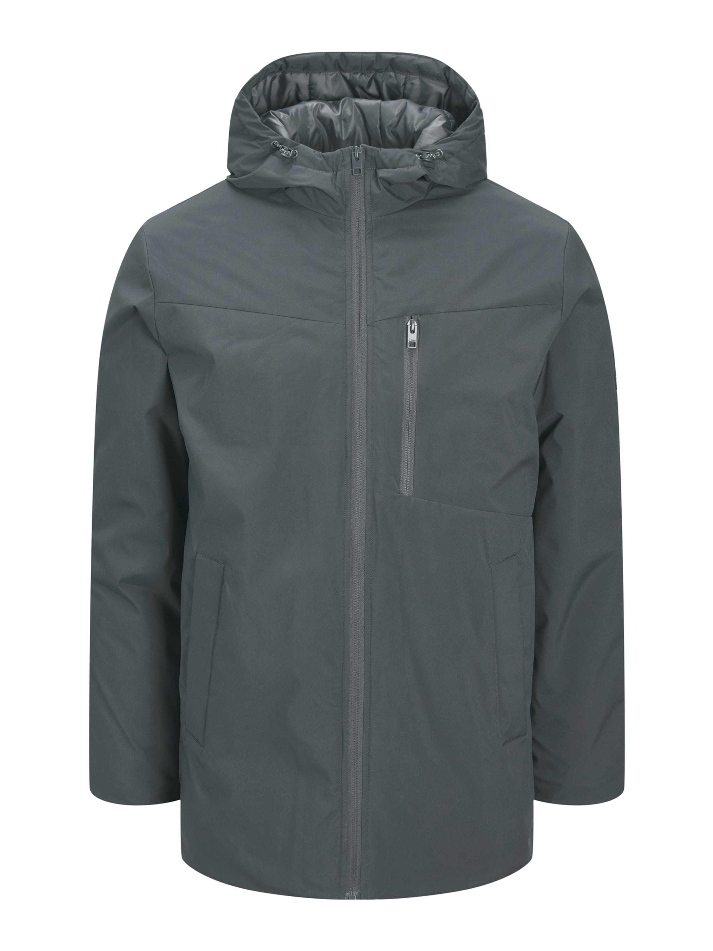 JJ Rebel Φθινοπωρινό και ανοιξιάτικο μπουφάν 'JREBCASPER' σε γκρι: μπροστά