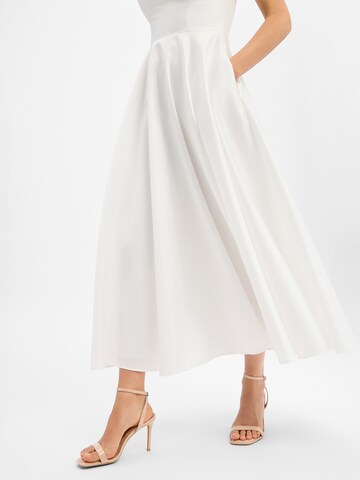 Marie Lund Kleid in Beige