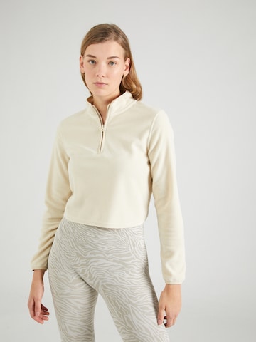 ONLY PLAY - Pullover desportivo 'INO' em bege: frente