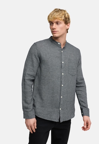 Kronstadt Regular fit Zakelijk overhemd 'KSGallagher' in Zwart