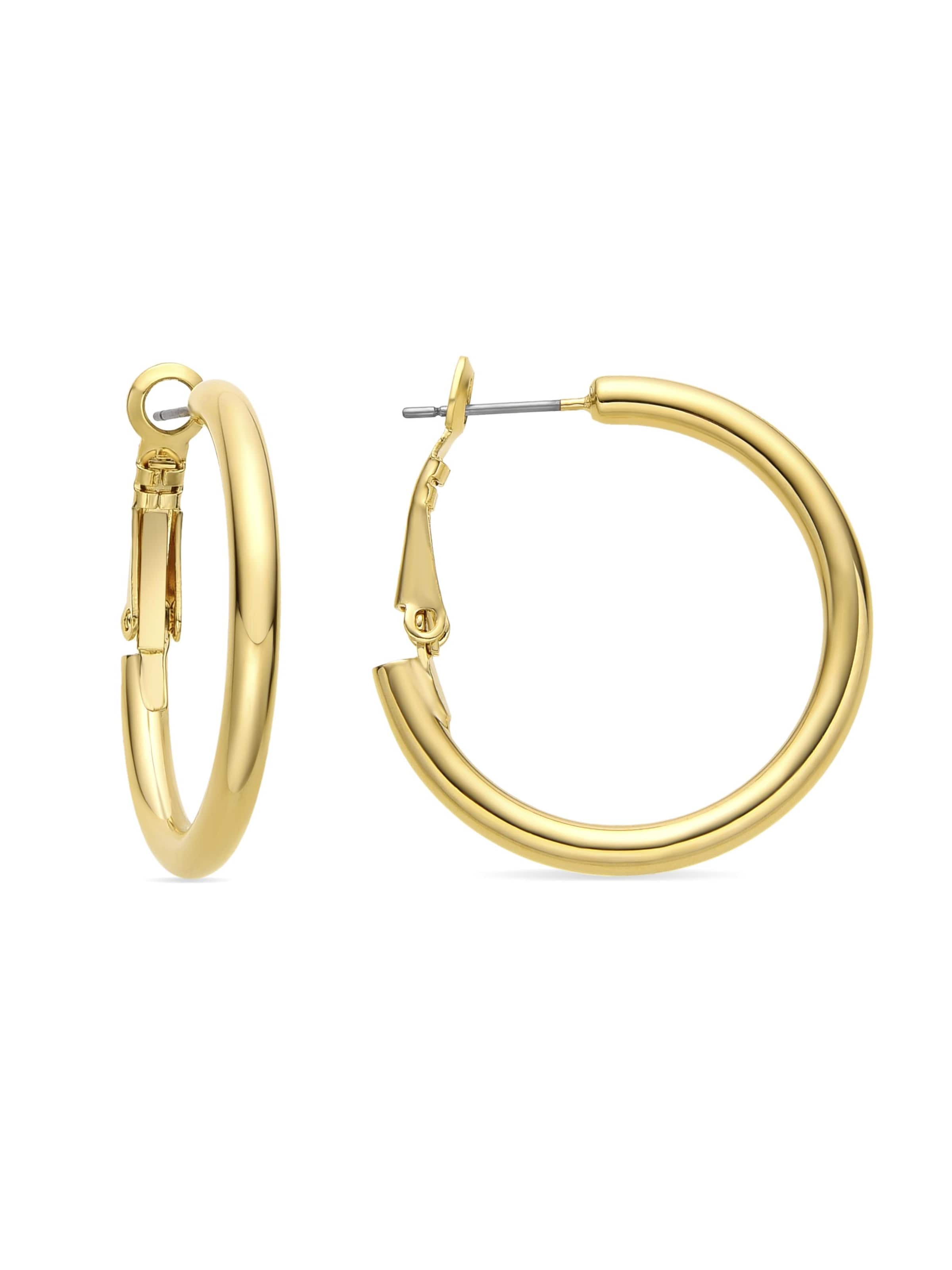 Luxenter - Pendientes 'Sadro' en oro: frente