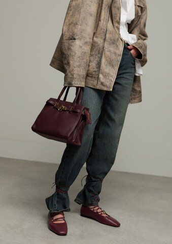 Ballerines à lanières SACHA en rouge