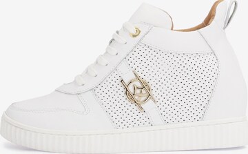 Kazar Sneakers hoog in Wit: voorkant