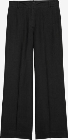 Marc O'Polo Pleated Pants in Black: front