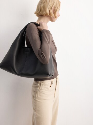 MANGO Тениска 'LAVI' в кафяво