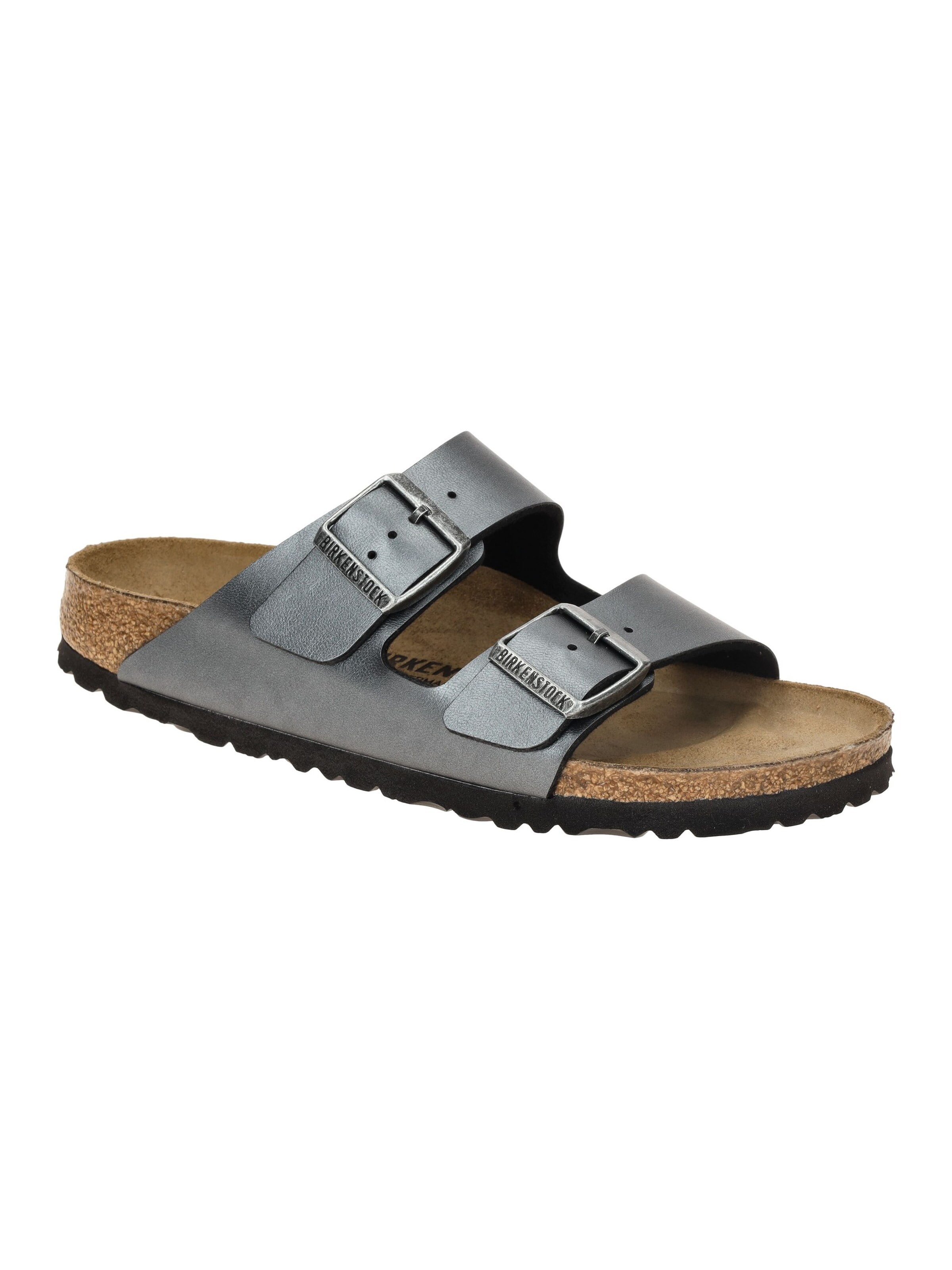 BIRKENSTOCK Pantolette in Schwarz: Vorderseite